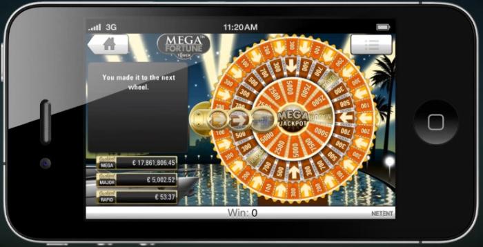 Mega Fortune Mobile Jackpot Slot Machine from NetEnt Casinos